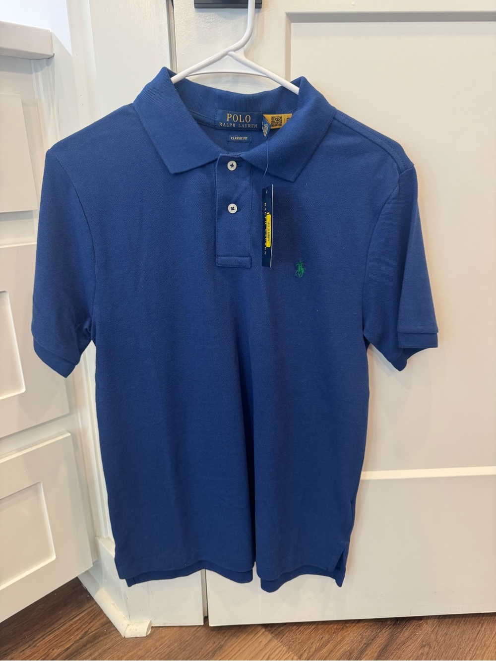 Polo by Ralph Lauren Youth Boys' Royal Blue Short-Sleeve Polo Size Large 14/16